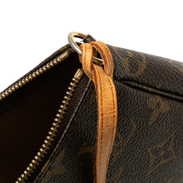 ルイ ヴィトン モノグラム ポシェット アクセソワール アクセサリーポーチ M51980 ブラウン PVC レザー レディース LOUIS VUITTON 【中古】