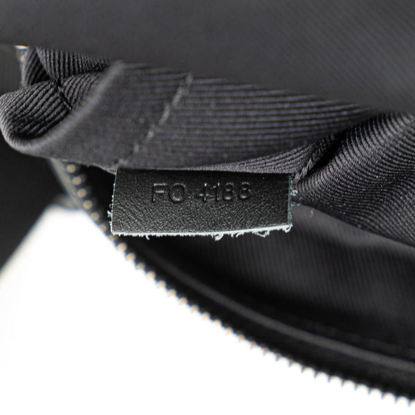 ルイ ヴィトン モノグラム シャドウ ダヌーブPM ショルダーバッグ M43681 ブラック レザー レディース LOUIS VUITTON 【中古】