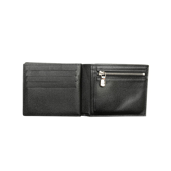 ルイ ヴィトン タイガ ポルトフォイユアメリゴNM 二つ折り財布 M62045 アルドワーズ ブラック レザー レディース LOUIS VUITTON 【中古】