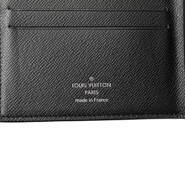 ルイ ヴィトン タイガ ポルトフォイユアメリゴNM 二つ折り財布 M62045 アルドワーズ ブラック レザー レディース LOUIS VUITTON 【中古】