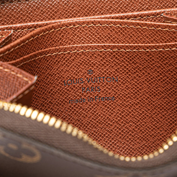 ルイ ヴィトン モノグラム ジッピー コインパース コインケース 小銭入れ M60067 ブラウン PVC レザー レディース LOUIS VUITTON 【中古】