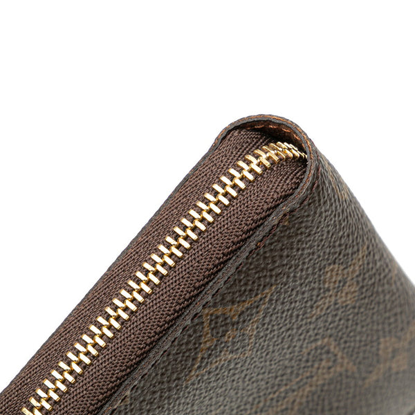 ルイ ヴィトン モノグラム ジッピー コインパース コインケース 小銭入れ M60067 ブラウン PVC レザー レディース LOUIS VUITTON 【中古】