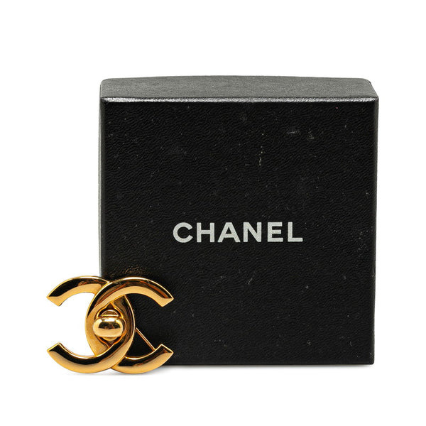 シャネル ターンロック ココマーク ブローチ ゴールド レディース CHANEL 【中古】