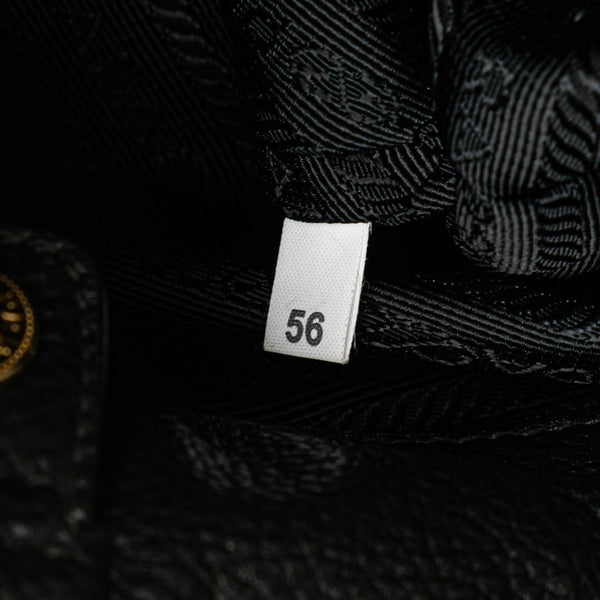 プラダ ワンショルダーバッグ BR4892 ブラック カーフレザー レディース PRADA 【中古】