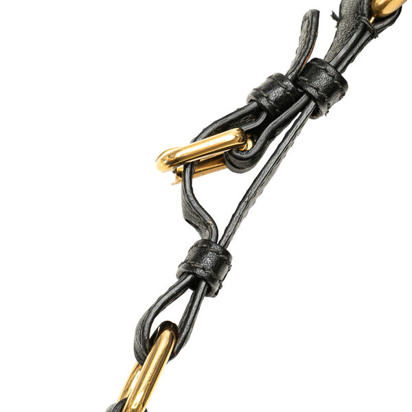 プラダ ワンショルダーバッグ BR4892 ブラック カーフレザー レディース PRADA 【中古】