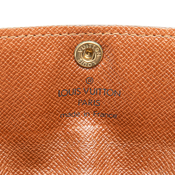 ルイ ヴィトン モノグラム ラドロー コインケース カードケース M61927 ブラウン PVC レザー レディース LOUIS VUITTON 【中古】