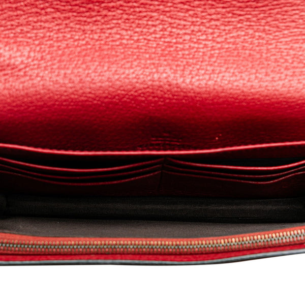 グッチ GGスプリーム クイーンマーガレット キラービー ショルダーバッグ 476079 ベージュ レッド PVC レザー レディース GUCCI 【中古】