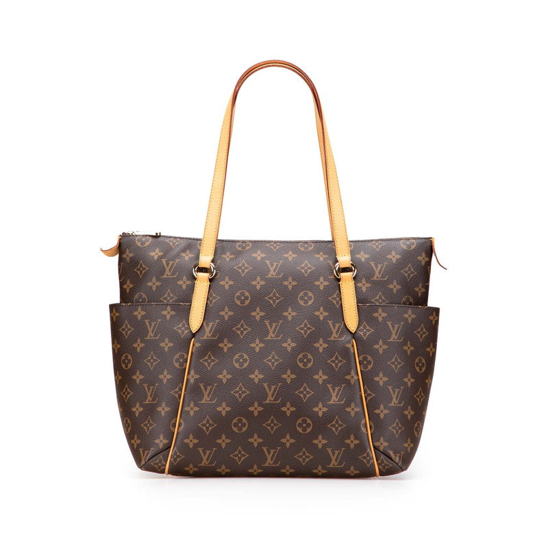 ルイ ヴィトン モノグラム トータリーMM トートバッグ ショルダーバッグ M56689 ブラウン PVC レザー レディース LOUIS VUITTON 【中古】