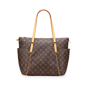 ルイ ヴィトン モノグラム トータリーMM トートバッグ ショルダーバッグ M56689 ブラウン PVC レザー レディース LOUIS VUITTON 【中古】