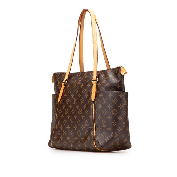 ルイ ヴィトン モノグラム トータリーMM トートバッグ ショルダーバッグ M56689 ブラウン PVC レザー レディース LOUIS VUITTON 【中古】