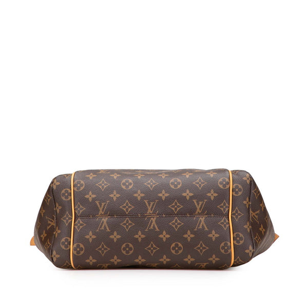 ルイ ヴィトン モノグラム トータリーMM トートバッグ ショルダーバッグ M56689 ブラウン PVC レザー レディース LOUIS VUITTON 【中古】