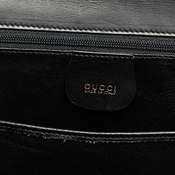 グッチ バンブー ハンドバッグ ショルダーバッグ 2WAY 000 01 0633 ブラック レザー レディース GUCCI 【中古】