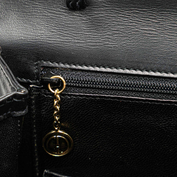 グッチ バンブー ハンドバッグ ショルダーバッグ 2WAY 000 01 0633 ブラック レザー レディース GUCCI 【中古】