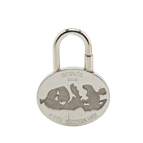 エルメス 地中海 2003年限定 カデナ シルバー メタル レディース HERMES 【中古】