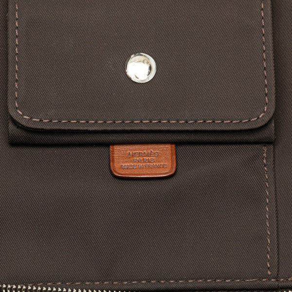 エルメス スティープルGM ラウンドファスナー 長財布 ベージュ マルチカラー トワルアッシュ レディース HERMES 【中古】