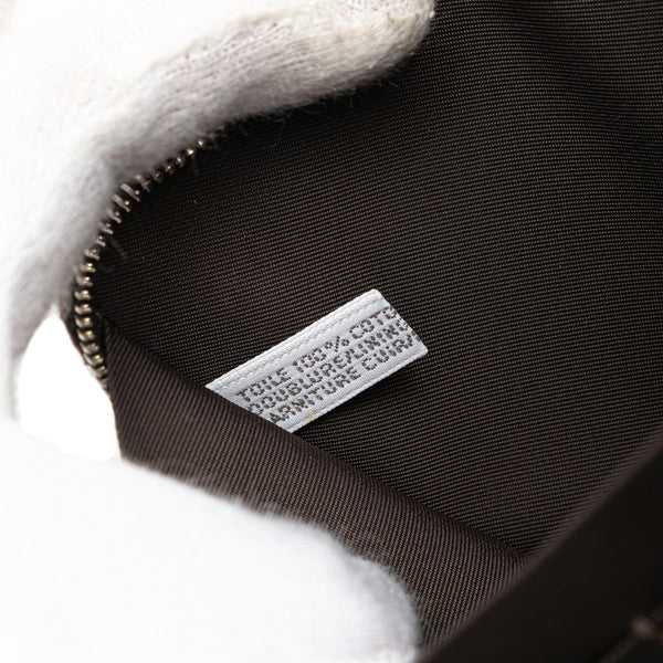 エルメス スティープルGM ラウンドファスナー 長財布 ベージュ マルチカラー トワルアッシュ レディース HERMES 【中古】