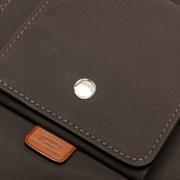 エルメス スティープルGM ラウンドファスナー 長財布 ベージュ マルチカラー トワルアッシュ レディース HERMES 【中古】