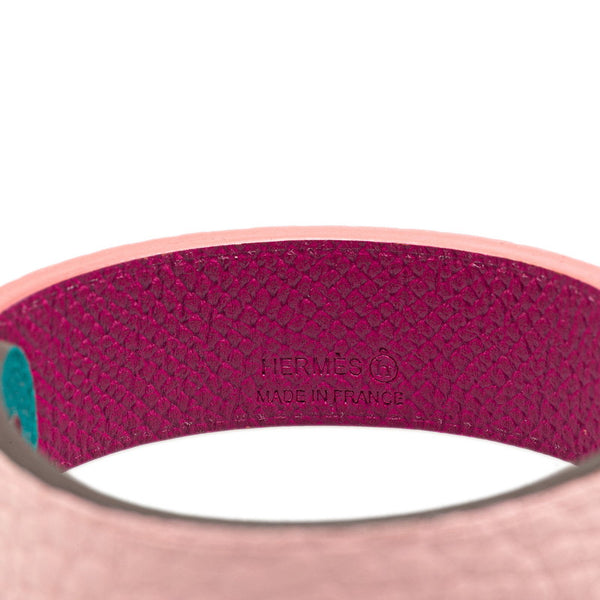 エルメス プティアッシュ ブレスレット マルチカラー ヴォーエプソン トゴ レディース HERMES 【中古】