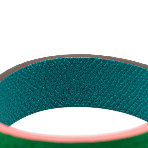 エルメス プティアッシュ ブレスレット マルチカラー ヴォーエプソン トゴ レディース HERMES 【中古】