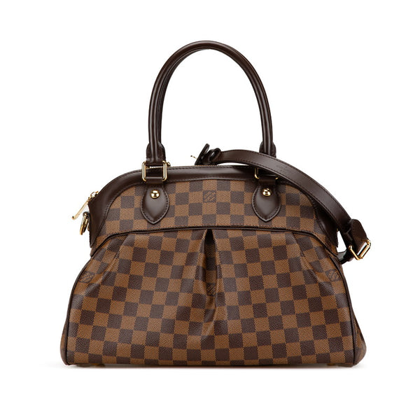 ルイ ヴィトン ダミエ トレヴィPM ハンドバッグ ショルダーバッグ 2WAY N51997 ブラウン PVC レザー レディース LOUIS VUITTON 【中古】