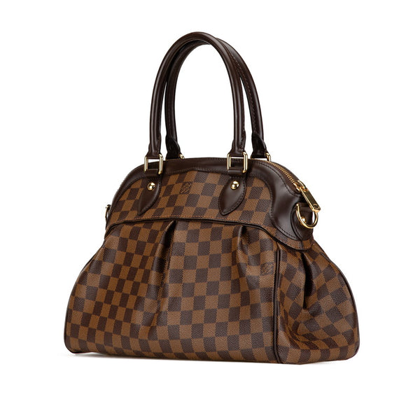ルイ ヴィトン ダミエ トレヴィPM ハンドバッグ ショルダーバッグ 2WAY N51997 ブラウン PVC レザー レディース LOUIS VUITTON 【中古】
