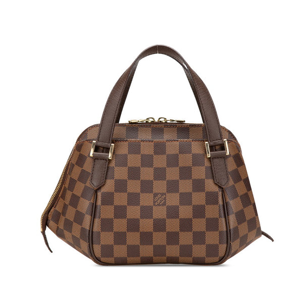 ルイ ヴィトン ダミエ べレムPM ハンドバッグ N51173 ブラウン PVC レザー レディース LOUIS VUITTON 【中古】