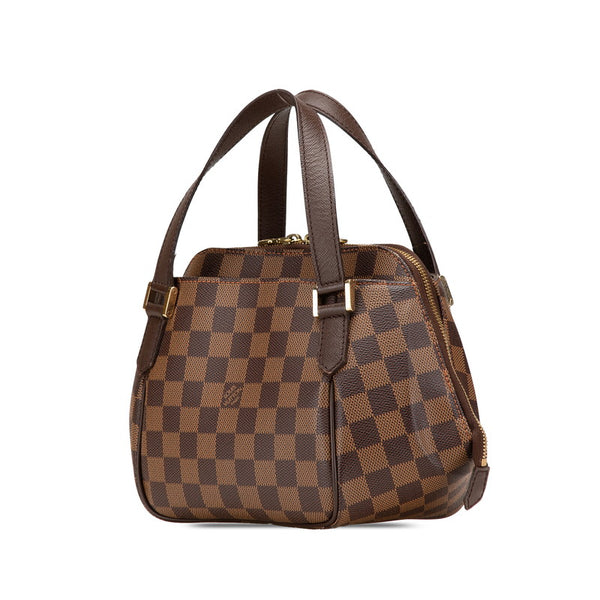 ルイ ヴィトン ダミエ べレムPM ハンドバッグ N51173 ブラウン PVC レザー レディース LOUIS VUITTON 【中古】