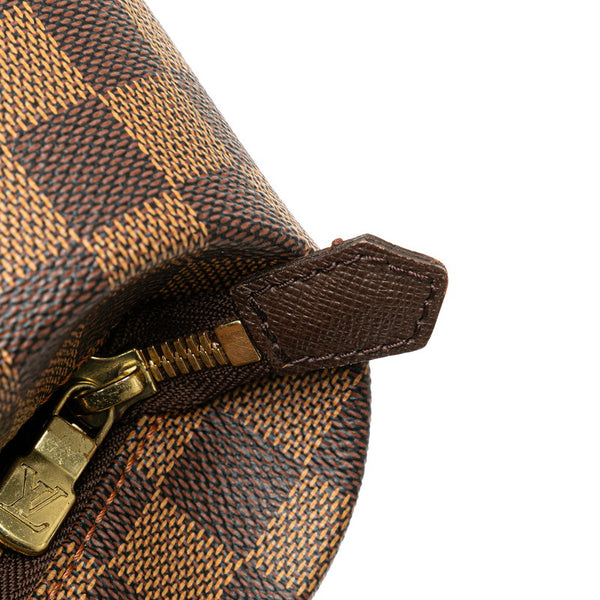 ルイ ヴィトン ダミエ べレムPM ハンドバッグ N51173 ブラウン PVC レザー レディース LOUIS VUITTON 【中古】