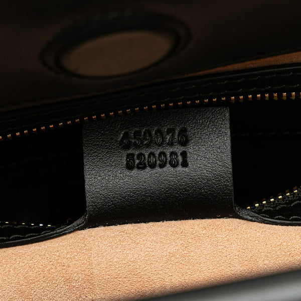 グッチ ニムフェア バンブー レオパード ハンドバッグ ショルダーバッグ 2WAY 459076 ベージュ ブラウン ブラック ハラコ レザー レディース GUCCI 【中古】