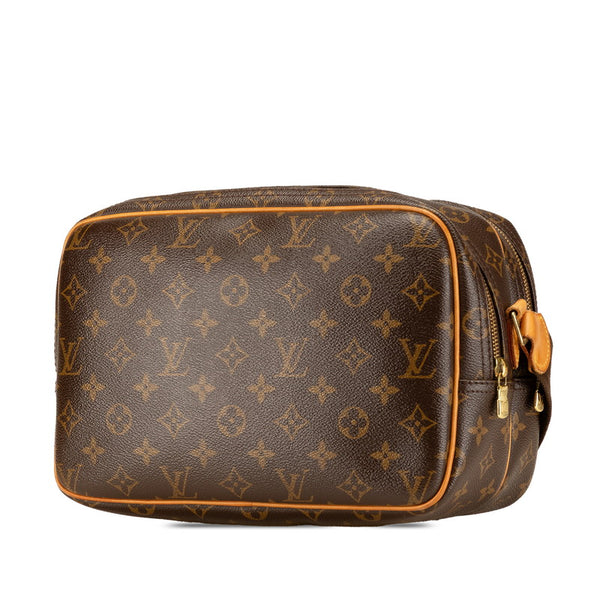 ルイ ヴィトン モノグラム リポーターPM 斜め掛け ショルダーバッグ M45254 ブラウン PVC レザー レディース LOUIS VUITTON 【中古】
