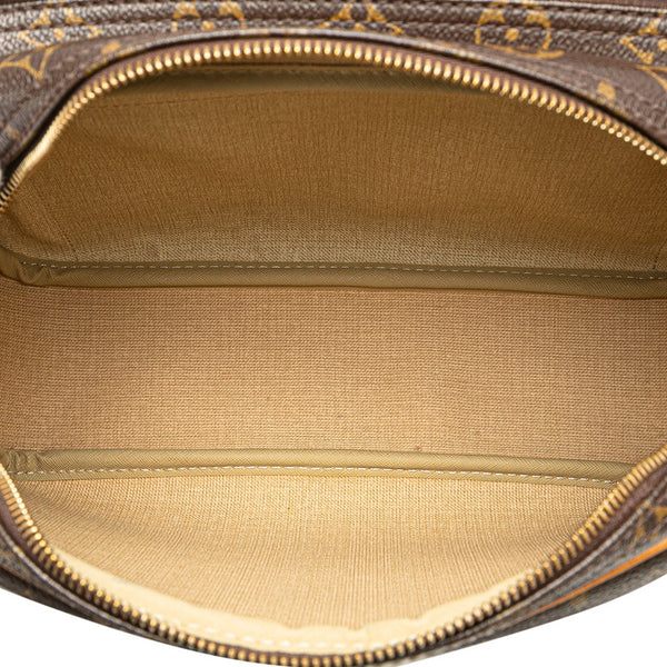 ルイ ヴィトン モノグラム リポーターPM 斜め掛け ショルダーバッグ M45254 ブラウン PVC レザー レディース LOUIS VUITTON 【中古】