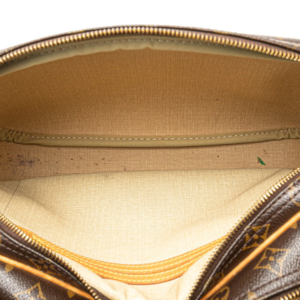 ルイ ヴィトン モノグラム リポーターPM 斜め掛け ショルダーバッグ M45254 ブラウン PVC レザー レディース LOUIS VUITTON 【中古】
