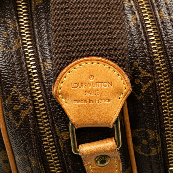 ルイ ヴィトン モノグラム リポーターPM 斜め掛け ショルダーバッグ M45254 ブラウン PVC レザー レディース LOUIS VUITTON 【中古】