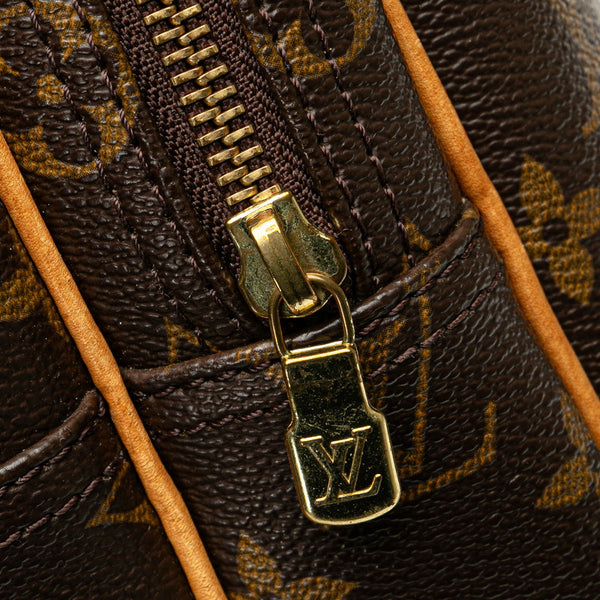 ルイ ヴィトン モノグラム リポーターPM 斜め掛け ショルダーバッグ M45254 ブラウン PVC レザー レディース LOUIS VUITTON 【中古】