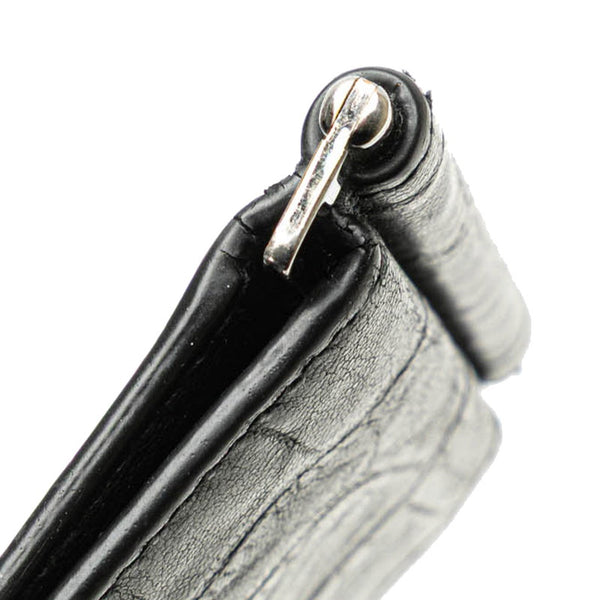 サンローラン カサンドラ カードケース マネークリップ 485630 ブラック レザー メンズ SAINT LAURENT 【中古】