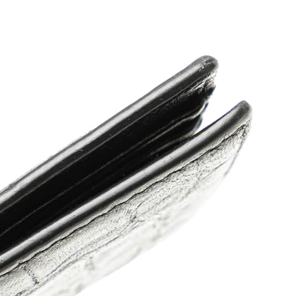 サンローラン カサンドラ カードケース マネークリップ 485630 ブラック レザー メンズ SAINT LAURENT 【中古】