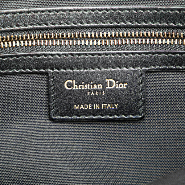 ディオール D-BEE ハンドバッグ ショルダーバッグ 2WAY ブラック レザー レディース Dior 【中古】