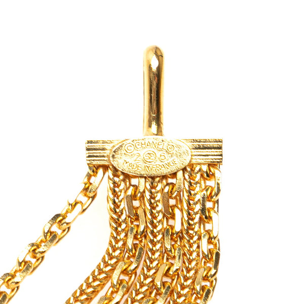 シャネル ライオン モチーフ ココマーク チェーン ベルト ゴールド メッキ レディース CHANEL 【中古】