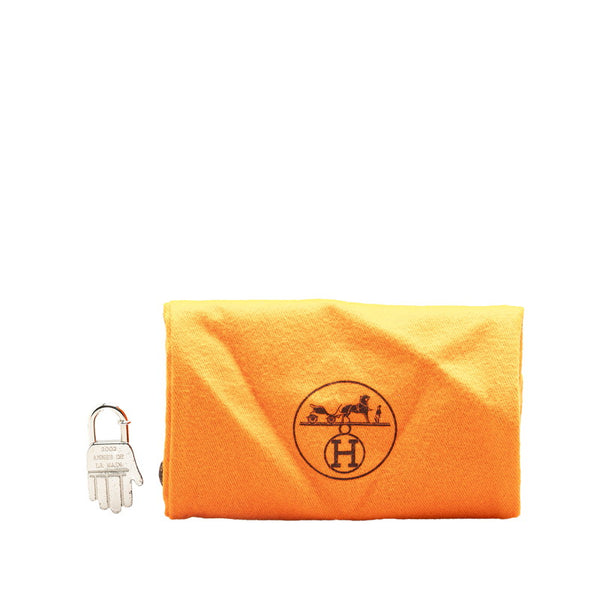 エルメス 2002年限定 ANNEE DE LA MAIN ハンド モチーフ カデナ チャーム シルバー メタル レディース HERMES 【中古】