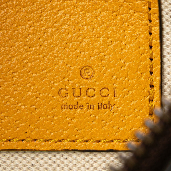 グッチ GGスプリーム ネオヴィンテージ クラッチバッグ 473956 ベージュ ブラウン PVC レザー レディース GUCCI 【中古】
