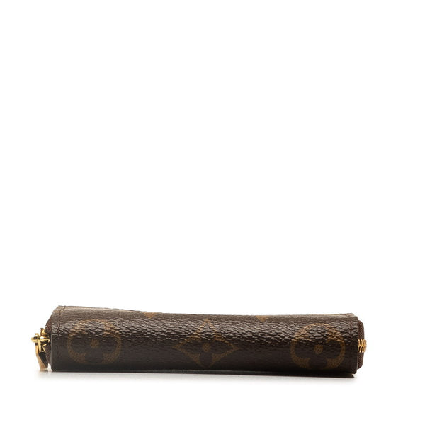 ルイ ヴィトン モノグラム ジッピー コインパース コインケース M60067 ブラウン PVC レザー レディース LOUIS VUITTON 【中古】