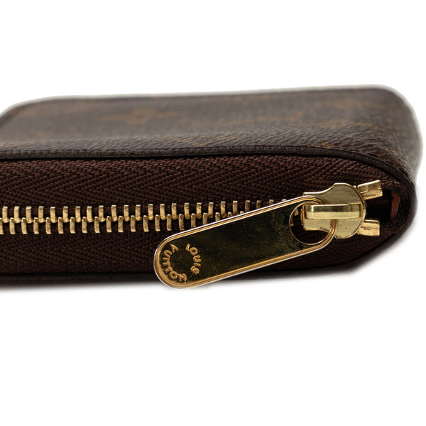 ルイ ヴィトン モノグラム ジッピー コインパース コインケース M60067 ブラウン PVC レザー レディース LOUIS VUITTON 【中古】