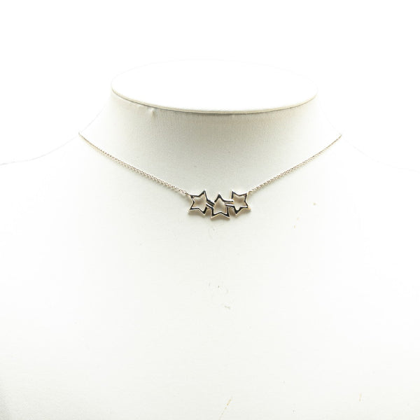 ティファニー トリプルスター ネックレス SV925 シルバー レディース TIFFANY&Co. 【中古】