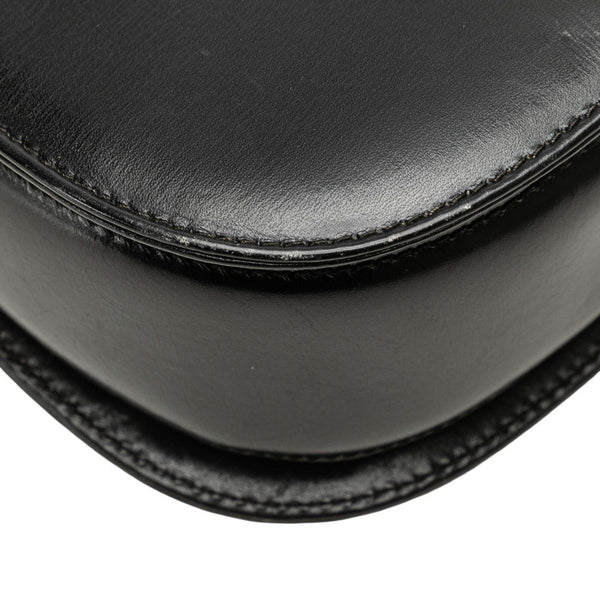 グッチ バンブー ハンドバッグ 000460188 ブラック ブラウン レザー レディース GUCCI 【中古】