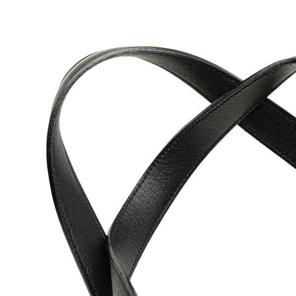 カルティエ ハンドバッグ トートバッグ ブラック レザー レディース CARTIER 【中古】