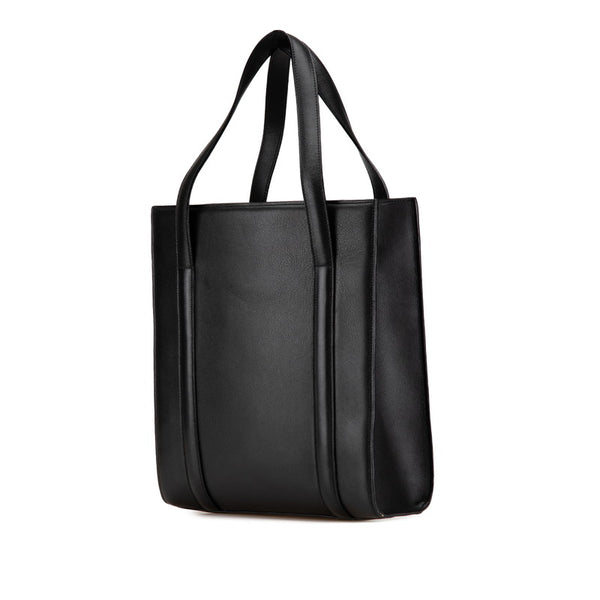 カルティエ ハンドバッグ トートバッグ ブラック レザー レディース CARTIER 【中古】