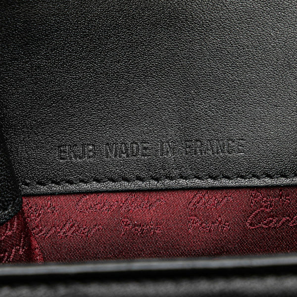 カルティエ ハンドバッグ トートバッグ ブラック レザー レディース CARTIER 【中古】