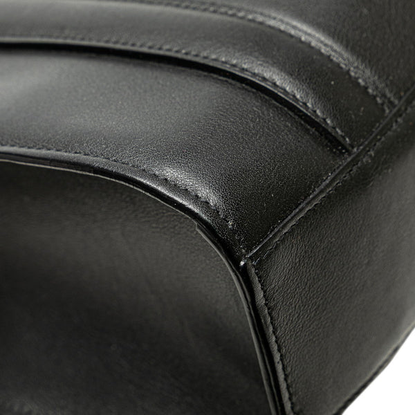 カルティエ ハンドバッグ トートバッグ ブラック レザー レディース CARTIER 【中古】