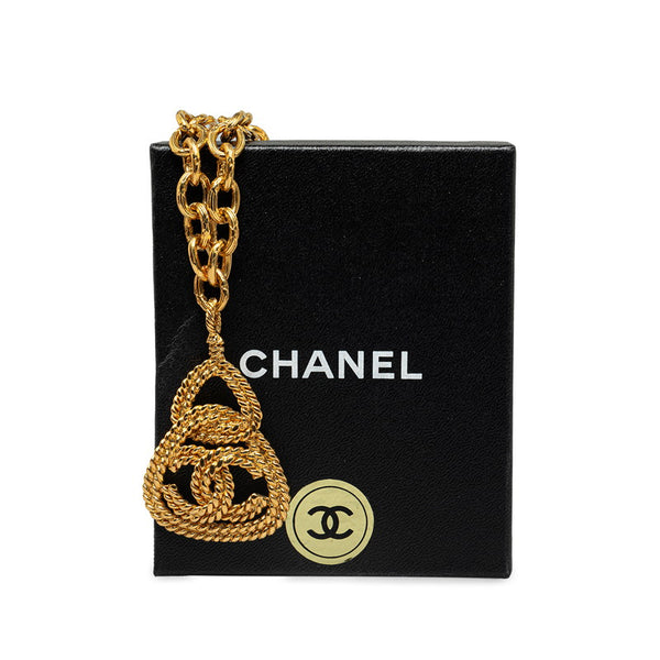 シャネル ココマーク ネックレス ゴールド メッキ レディース CHANEL 【中古】