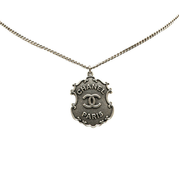 シャネル ココマーク エンブレム モチーフ ネックレス メタル レディース CHANEL 【中古】